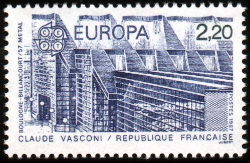 Timbre Europa de 1987.